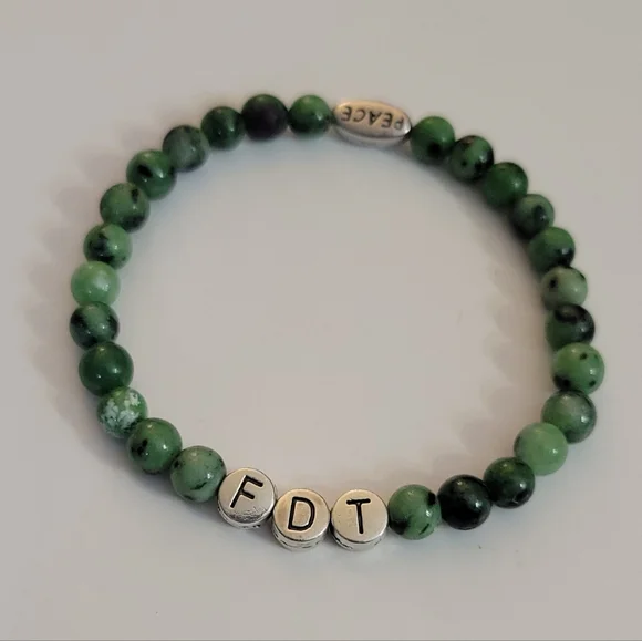 Ruby In Zoisite Good Trouble Bracelet - Picture 2 of 4